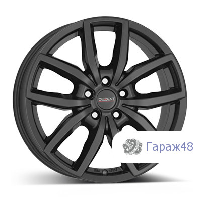 Dezent TE R17 / 7.5J PCD 5x108 ET 48 ЦО 70.1 Литые Черный матовый